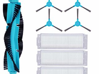MIRTUX Recambios compatibles con Conga 3290, 3490 Elite y 3690. Pack de Accesorios de Repuesto para Robots aspiradora Conga con Kit de Cepillo Lateral, Filtro y Cepillo Central