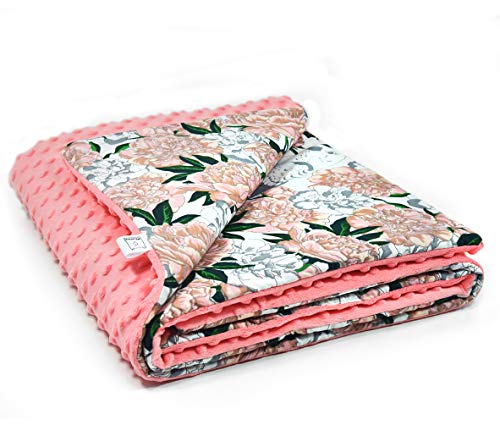 MoMika Manta de Bebé 75 x 100 cm - Manta Arrullo para Bebés Unisex - Microfibra y Tela de Algodón - Regalos Originales para Bebés Recién Nacidos y Baby Shower – Producto EU