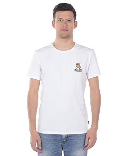 Moschino Underbear Teddy - Camiseta de manga corta, color blanco Blanco Bianco XXL