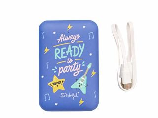 Mr. Wonderful 8436557693099 - Batería Externa de 10.000 mAh, Color Azul