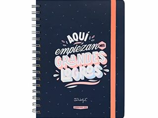 Mr. Wonderful Agenda clásica 2021-2022 Semana vista - Aquí empiezan mis grandes logros, Multicolor