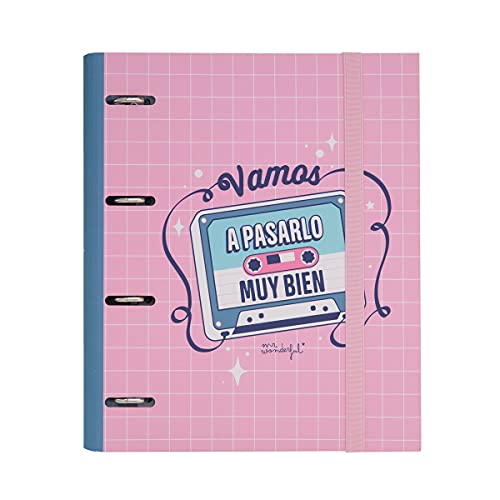 Mr. Wonderful Carpeta con anillas - Vamos a pasarlo muy bien, WOA11106ES