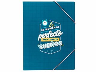 Mr. Wonderful Carpeta con hojas transparentes - Es el momento perfecto para cumplir sueños, WOA11099ES
