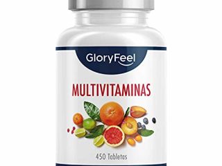 Multivitaminas y Minerales - 450 Comprimidos (Suministro para 1+ año) - Todas las Vitaminas A,B,C,D3,E, Calcio, Zinc, Selenio – Multivitamínicos Activos Esenciales para Hombres y Mujeres