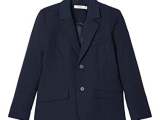 NAME IT Nkmralf Blazer Noos, Azul Oscuro (Dark Sapphire), 158 cm para Niños