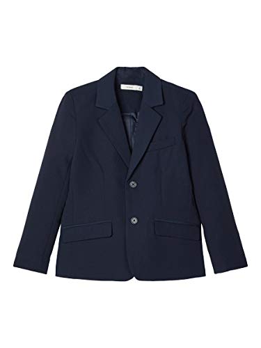NAME IT Nkmralf Blazer Noos, Azul Oscuro (Dark Sapphire), 158 cm para Niños