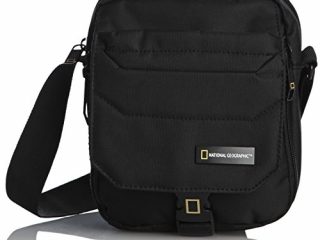 NATIONAL GEOGRAPHIC Bolso Bandolera, Adultos Unisex, Negro (Negro), Talla Única