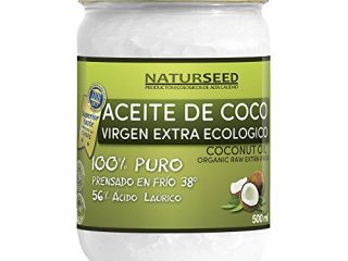 Naturseed - Aceite de coco Virgen Extra Orgánico - Para uso Estético, en Cocina y Masajes, 500 ml