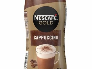 NESCAFÉ GOLD CAPPUCCINO NATURAL, cremoso café soluble con leche desnatada, Bote 250 g