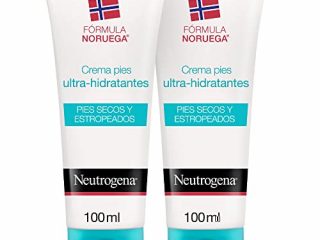 Neutrogena Crema de Pies Secos y Agrietados, Ultra Hidratante, Pack 2 x 100 ml