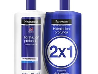 Neutrogena Crema Hidratante Corporal Fórmula Noruega, Hidratación Profunda, Pack de 2 x 750 ml