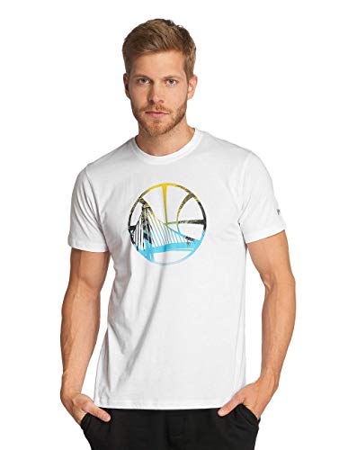 New Era NBA Coastal Heat Infill Golwar Camiseta, Unisex Adulto, Blanco (whi), XSS