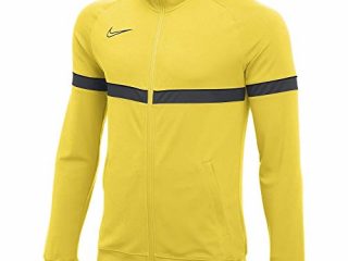 NIKE Chaqueta de chándal Dri-FIT Academy 21 para Hombre, Color Amarillo/Negro/Antracita/Negro, S
