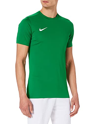 Nike M Nk Dry Park Vii Jsy Ss - Camiseta De Manga Corta Hombre, Verde (Pine Green/White), XL, Unidad