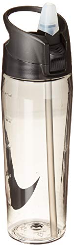 NIKE TR HYPERCHARGE Straw Bottle 24OZ Botella Fitness y Ejercicio, Adultos Unisex, Multicolor (GreGreWhi), Talla Única