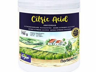Nortembio Ácido Cítrico Ecológico 700 g. Ácido Cítrico Anhidro en Polvo. Insumo 100% Puro. Limpiador Multiusos. E-Book Incluido.
