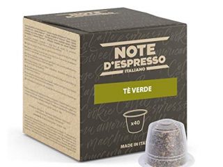 Note d'Espresso - Cápsulas de Té Verde - Compatibles con Cafeteras NESPRESSO* - 40 caps