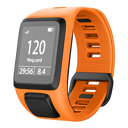 NotoCity Correa para Tomtom Runner 2/Runner 3/Spark/Spark 3/Adventurer/Golfer 2, Correa de Silicona Pulsera de Repuesto para Tomtom