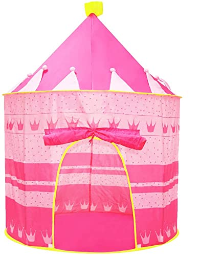 Opret Tienda Campaña Infantil, Carpa Infantil Niña, Tienda Niños con Luz, Casa Tela Infantil, Casa de Tela Niña, Casita Infantil Tela, Tienda de Princesa para Niñas con Bolsa de Transporte