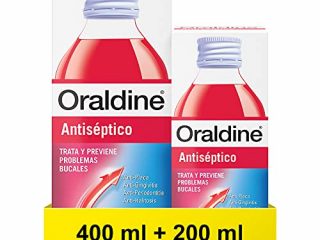 Oraldine Colutorio Antiséptico, 400 Mililitros + 200 MIlilitros