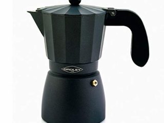 Oroley - Cafetera Italiana Touareg | Aluminio | 6 Tazas | Cafetera Vitrocerámica, Fuego y Gas | Estilo Tradicional