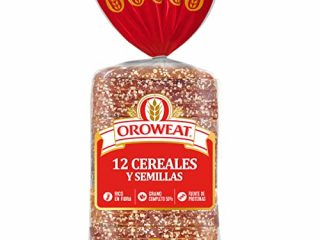 Oroweat - Pan Multicereales con Corteza, 12 Cereales y Semillas, 590gr , 16 Rebanadas