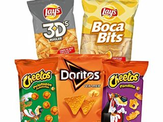 Pack Snacks y Patatas Fritas - Lay's, Cheetos y Doritos: 3 Pandilla, 3 Pelotazos, 3 Bocabits, 3 Tex-Mex y 3 3D's, Total: 534 g en 15 bolsas de Aperitivos Crujientes e Irresistibles