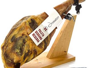 Paleta Serrana Reserva, Jamón Serrano Curado + Jamonero kit 4.5 - 5 Kg