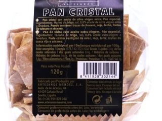 Pan cristal 120 gr MÉNDEZ