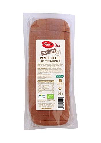 PAN DE MOLDE CON TRIGO SARRACENO BIO SIN GLUTEN GRANERO INTEGRAL