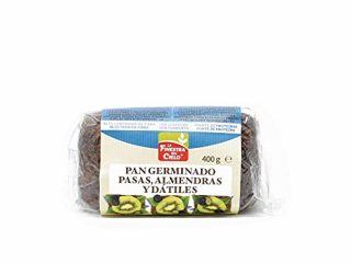 Pan germinado con almendras, pasas y dátiles sin levadura La Finestra Sul Cielo 400 g