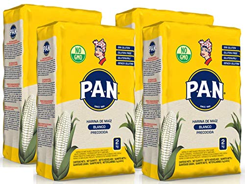 P.A.N. Harina de Maiz Blanca Precocida 4 x 2kg