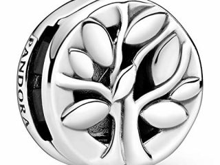 PANDORA Colgante con diseño de árbol de la vida, plateado