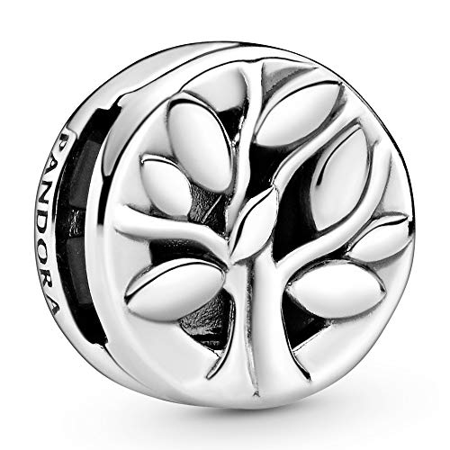 PANDORA Colgante con diseño de árbol de la vida, plateado