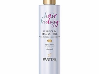 Pantene Pro-V Hair Biology Purifica & Reconstruye Champú 250 ml, Para Raíces Grasas Y Puntas Secas