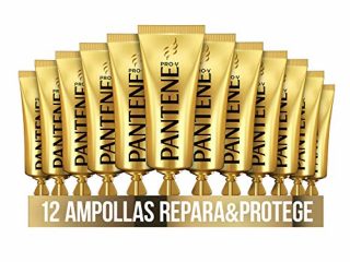 Pantene Pro-V Repara & Protege Tratamiento Intensivo En Ampollas Rescate Para Pelo Dañado 12 x 15 ml