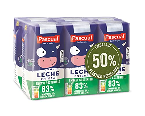 Pascual – Leche Entera Bienestar Animal – 6 x 200ml