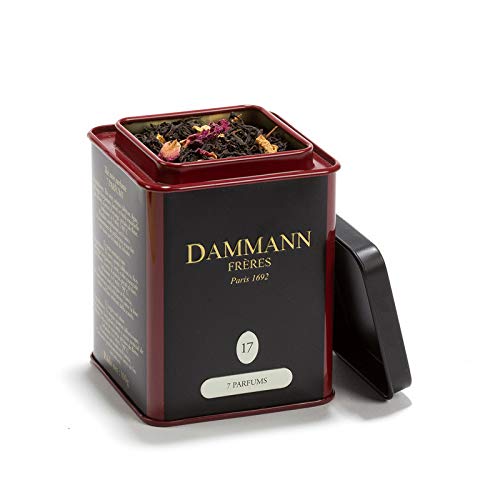 Pasticceria Passerini dal 1919 Dammann 7 Parfums 17 - Té Negro con cítricos, Higo y Flor de Loto, Lata de 100 gr - Dammann Frères