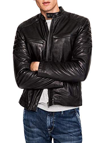 Pepe Jeans Keith Chaqueta, Negro (Black 999), L para Hombre