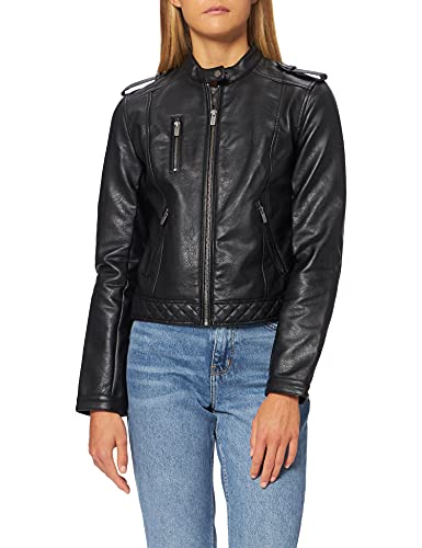 Pepe Jeans Lorraine Chaqueta, Negro, XL para Mujer