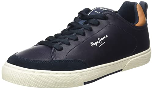 Pepe Jeans Rodney Basic 21, Zapatillas Hombre, Azul Marino, 45 EU