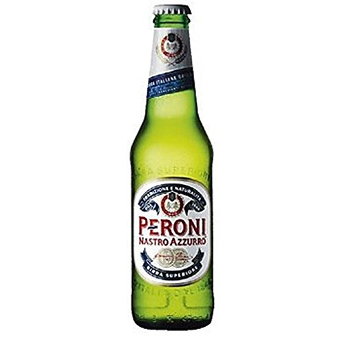 Peroni Nastro Azzurro 330ml Botella individual (paquete de 24 x 330 ml)