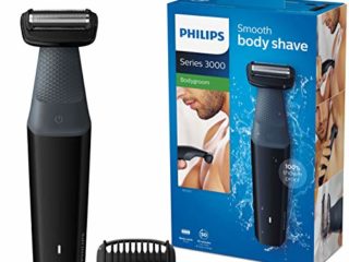Philips Serie 3000 BG3010/15 - Afeitadora corporal apta para la ducha con 1 peines-guia 50 min de uso