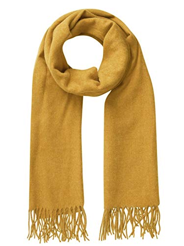 PIECES Pcjira Wool Scarf Noos Bufanda, Amarillo (Nugget Gold Nugget Gold), Talla única para Mujer