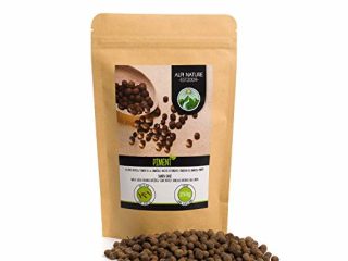 Pimienta de Jamaica entera (250g), granos de pimienta de Jamaica 100% natural, especia sin aditivos, vegana, semillas de pimienta de Jamaica