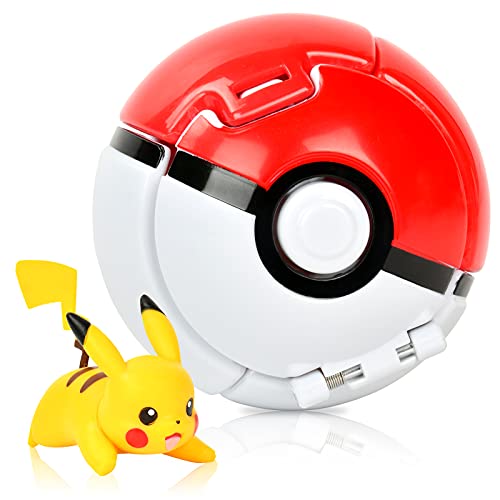 Pokebolas Figuritas, Figuras Pokebola Toys, Pokebola Juguetes para Celebración de Fiestas Infantiles, Regalo de Cumpleaños.