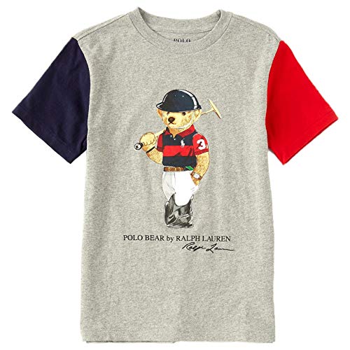 Polo Ralph Lauren - Camiseta Gris Oso 323836726001 - Camiseta Gris Oso niño (XL (18-20 años))