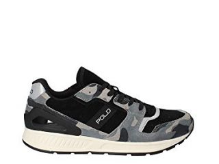 Polo Ralph Lauren - Zapatillas de Ante para hombre Negro Negro , color Negro, talla 42.5