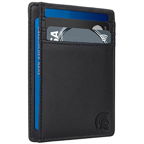 POWR Cartera Tarjetero Hombre Pequeño | Cartera Minimalista Hombre | RFID Tarjeteros Hombre Tarjetas Credito