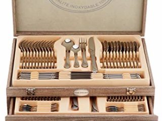 Pradel Excellence D635C-113 - Cubertería combinada, Color Plata